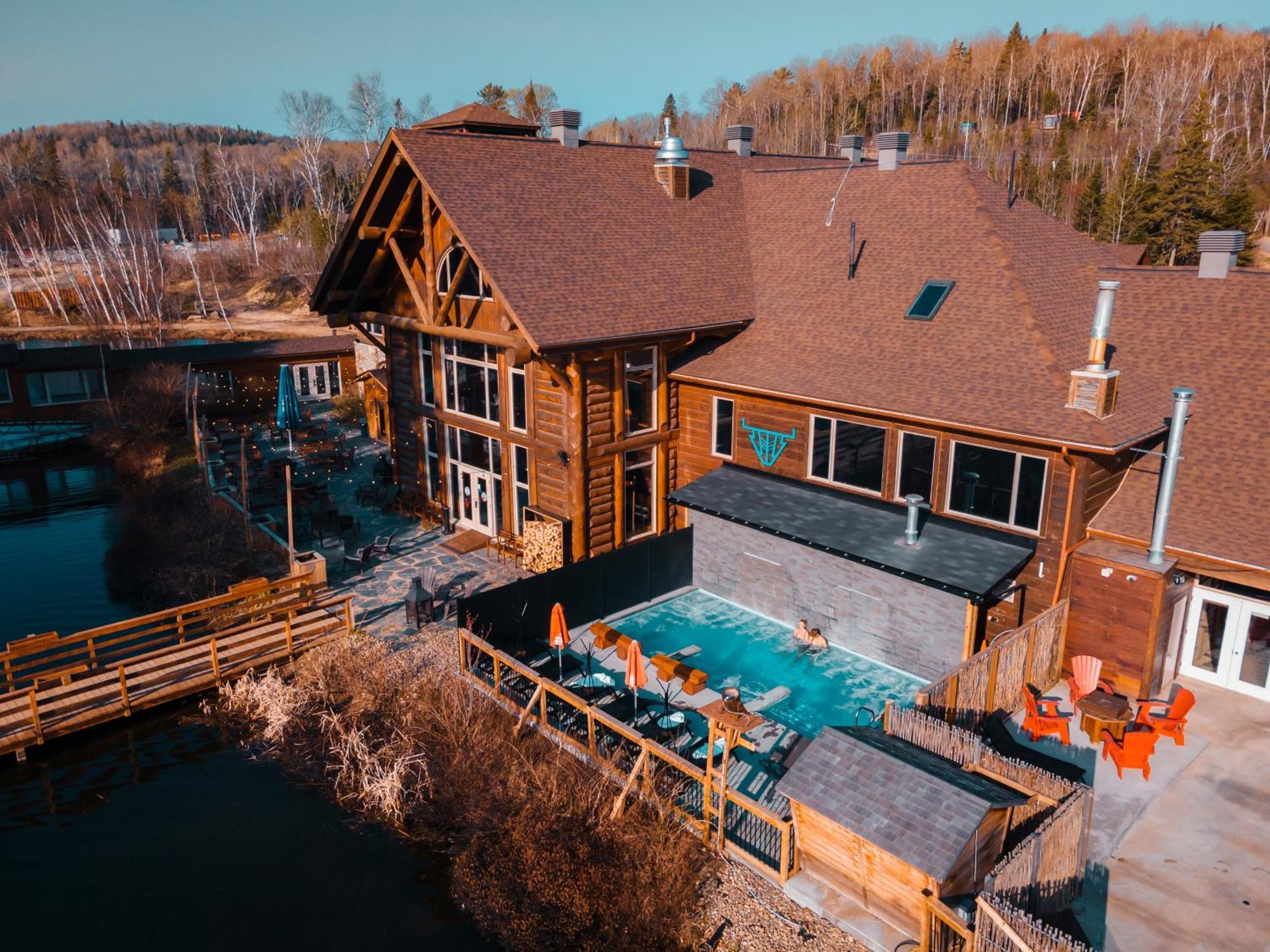 Auberge du Lac Taureau Saint-Michel Exterior foto